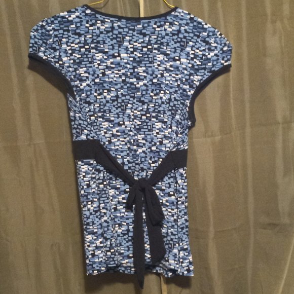 Blue Office Attired Work Casual T Shirt - Picture 2 of 5